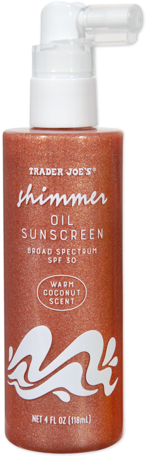 Trader Joe's Shimmer Oil Sunscreen SPF 30