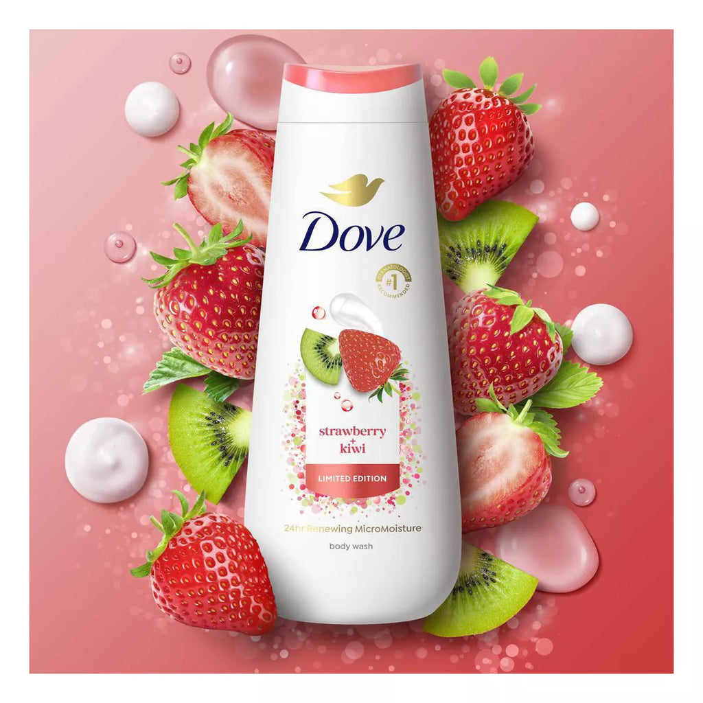 Dove Beauty Strawberry & Kiwi Body Wash - 20 fl oz