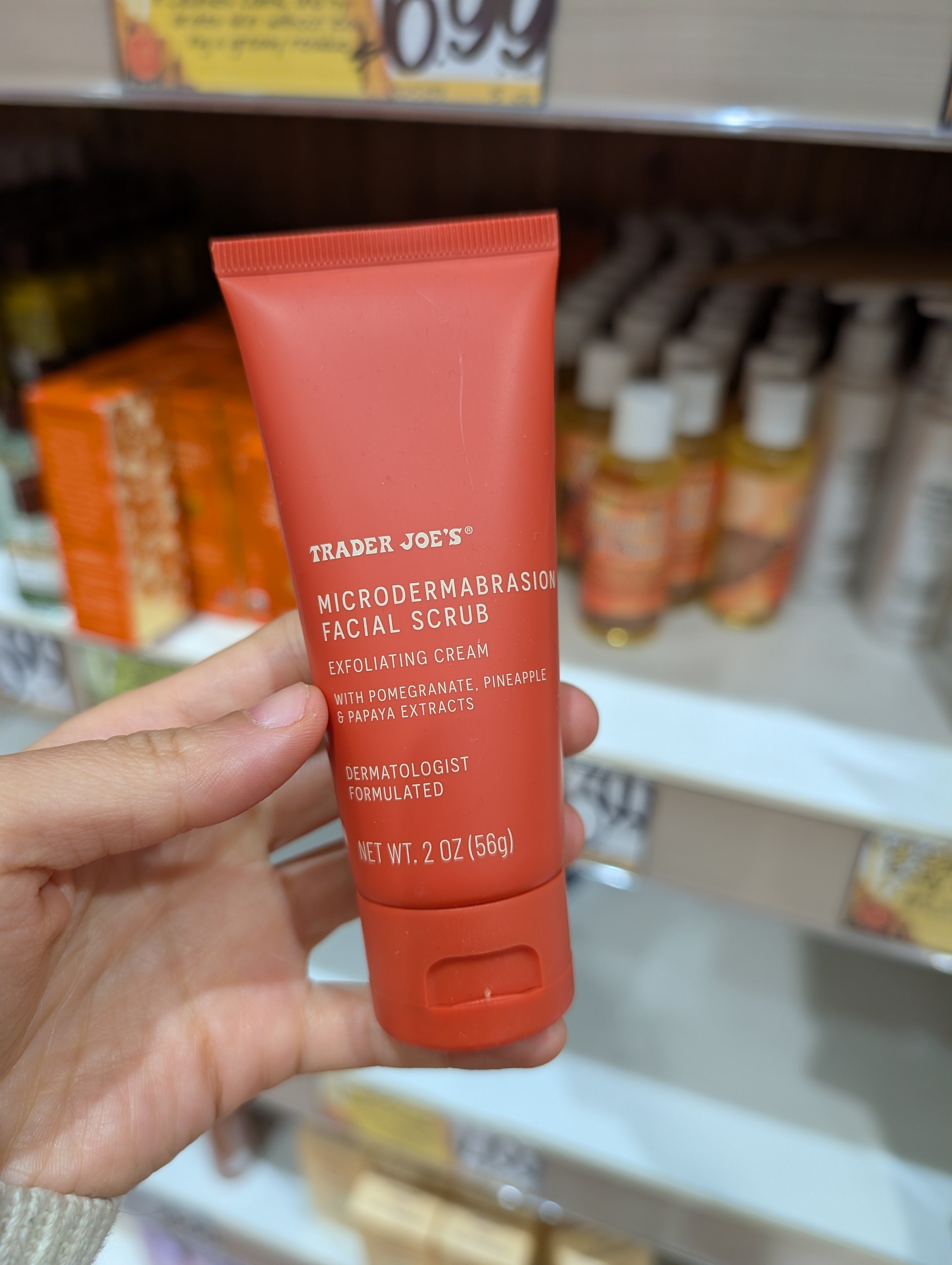 Trader Joe's Microdermabrasion Facial Scrub
