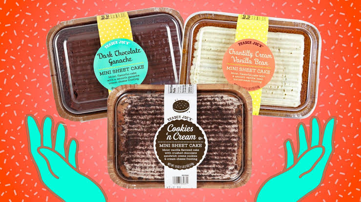 Trader Joe's Mini Sheet Cake - Dark Chocolate Ganache