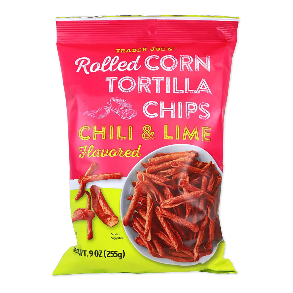 Trader Joe's Chili Lime Flavored Rolled Corn Tortilla Chips