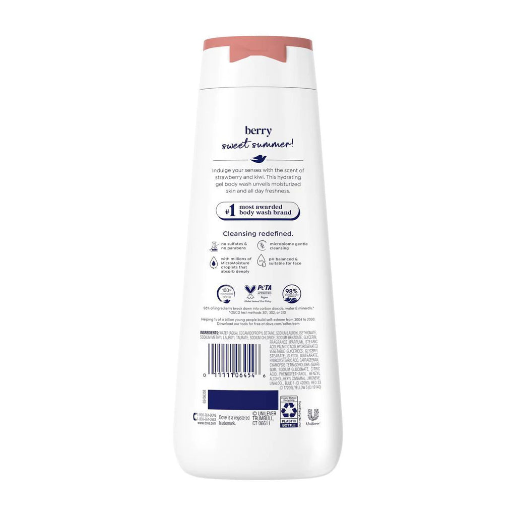 Dove Beauty Strawberry & Kiwi Body Wash - 20 fl oz