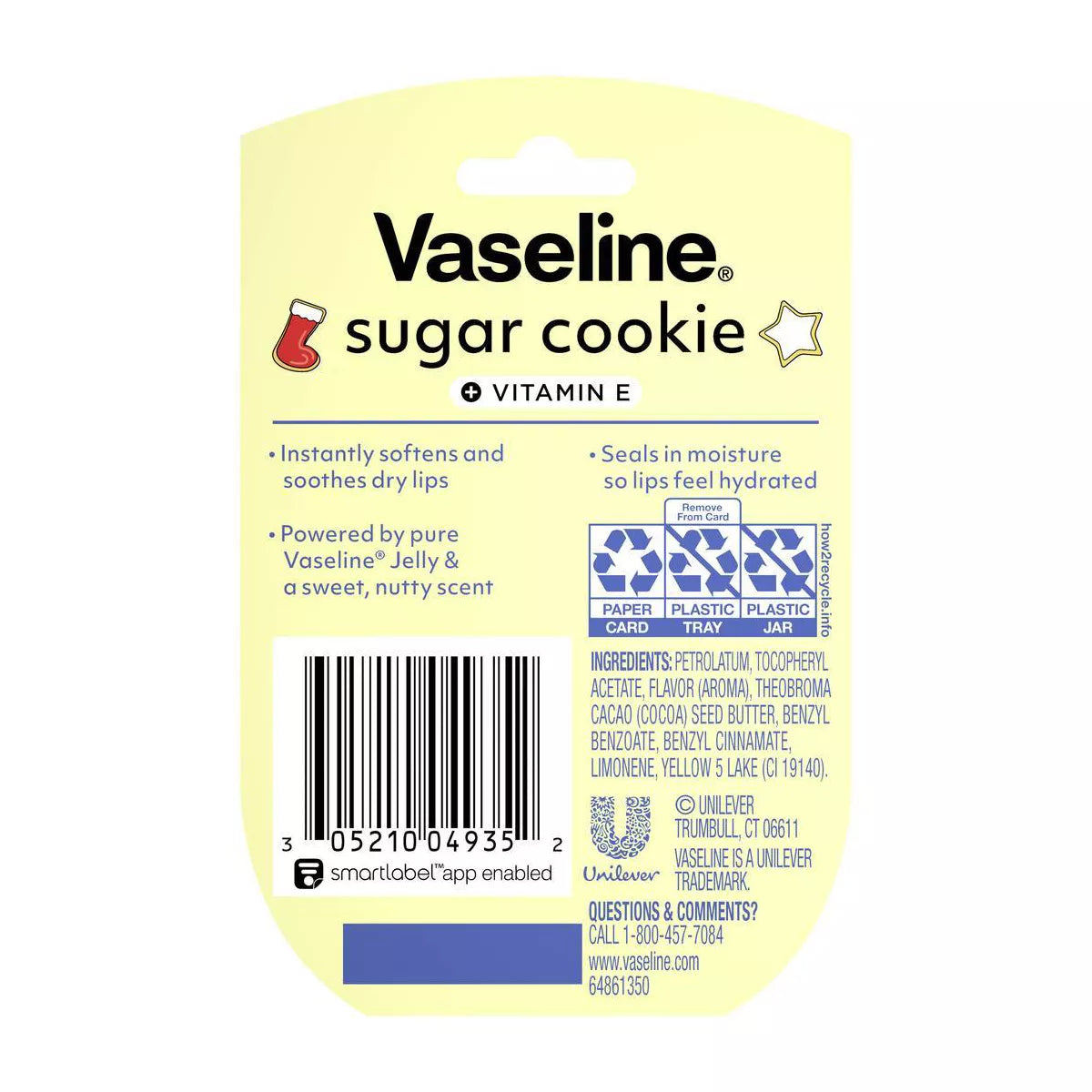 Vaseline Holiday Limited Edition Lip Balm - Sugar Cookie