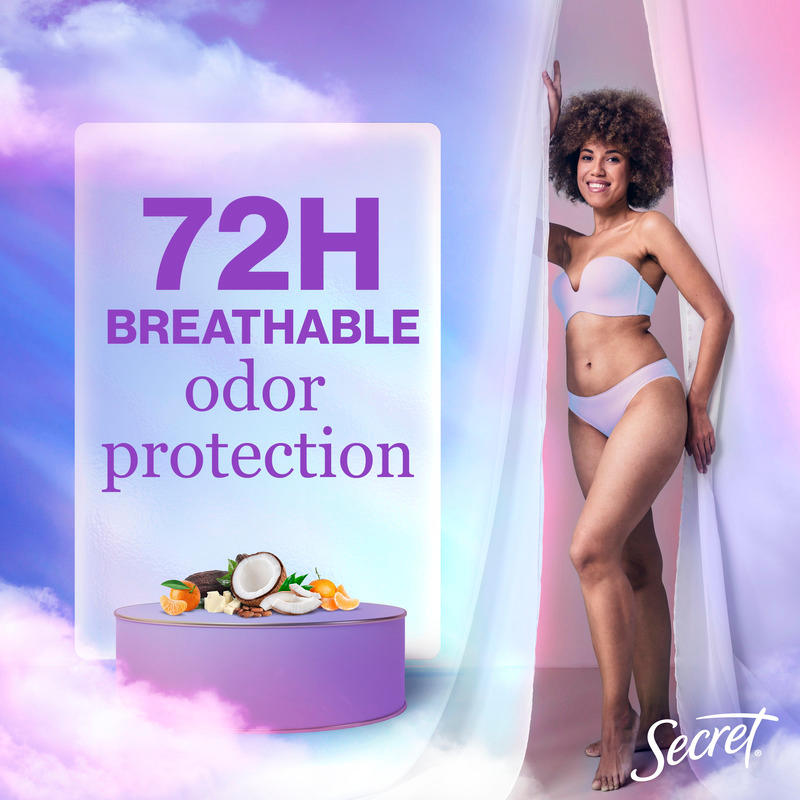 Secret Invisible Solid Antiperspirant & Deodorant - Coconut