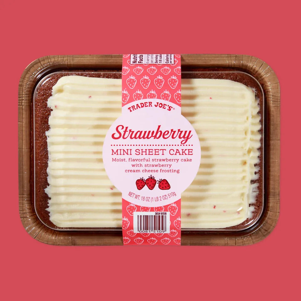 Trader Joe's Mini Sheet Cake - Strawberry
