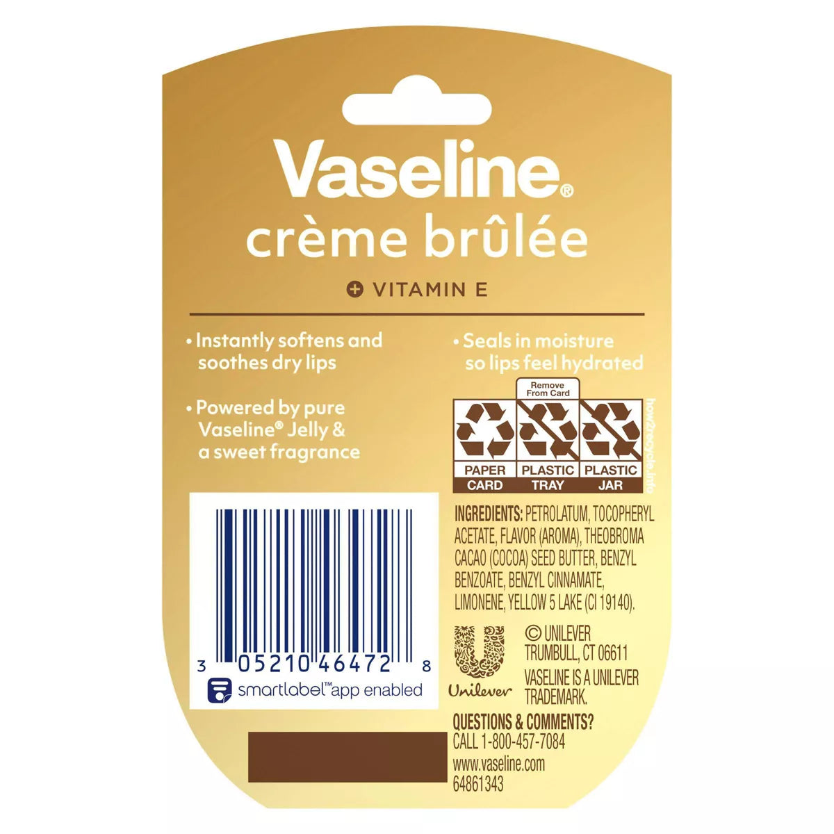 Vaseline Creme Brulee Cutie Lip Balm