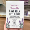 Trader Joe's Reusable Lavender Dryer Bags
