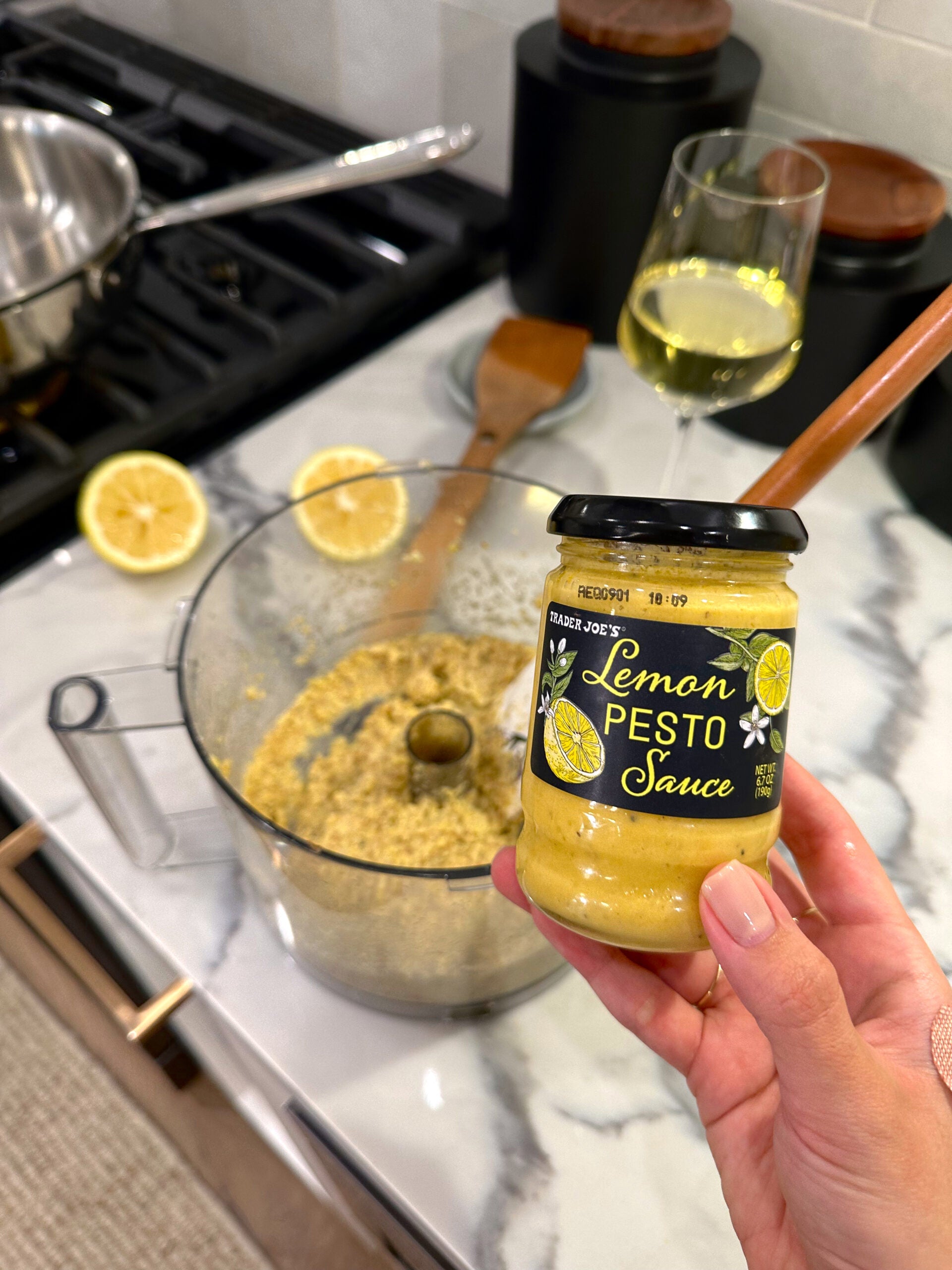 Trader Joe's Lemon Pesto Sauce
