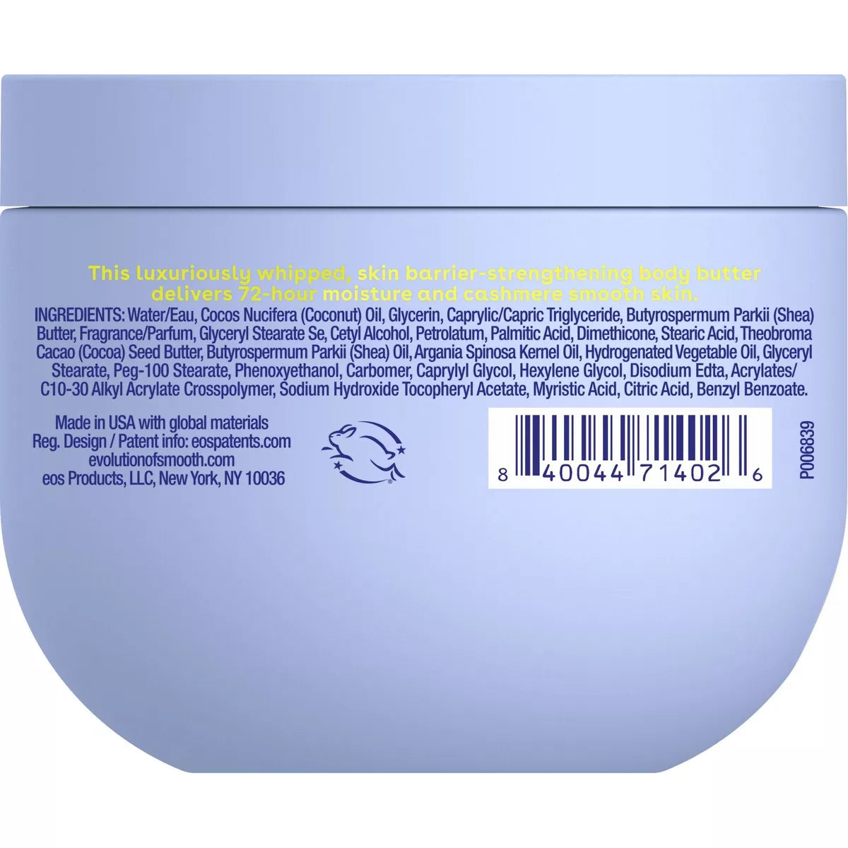 eos Shea Better Cashmere Whipped Oil Butter - Vanilla