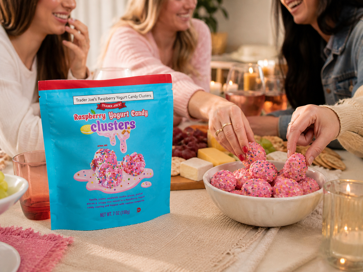 Trader Joe's Raspberry Yogurt Candy Clusters