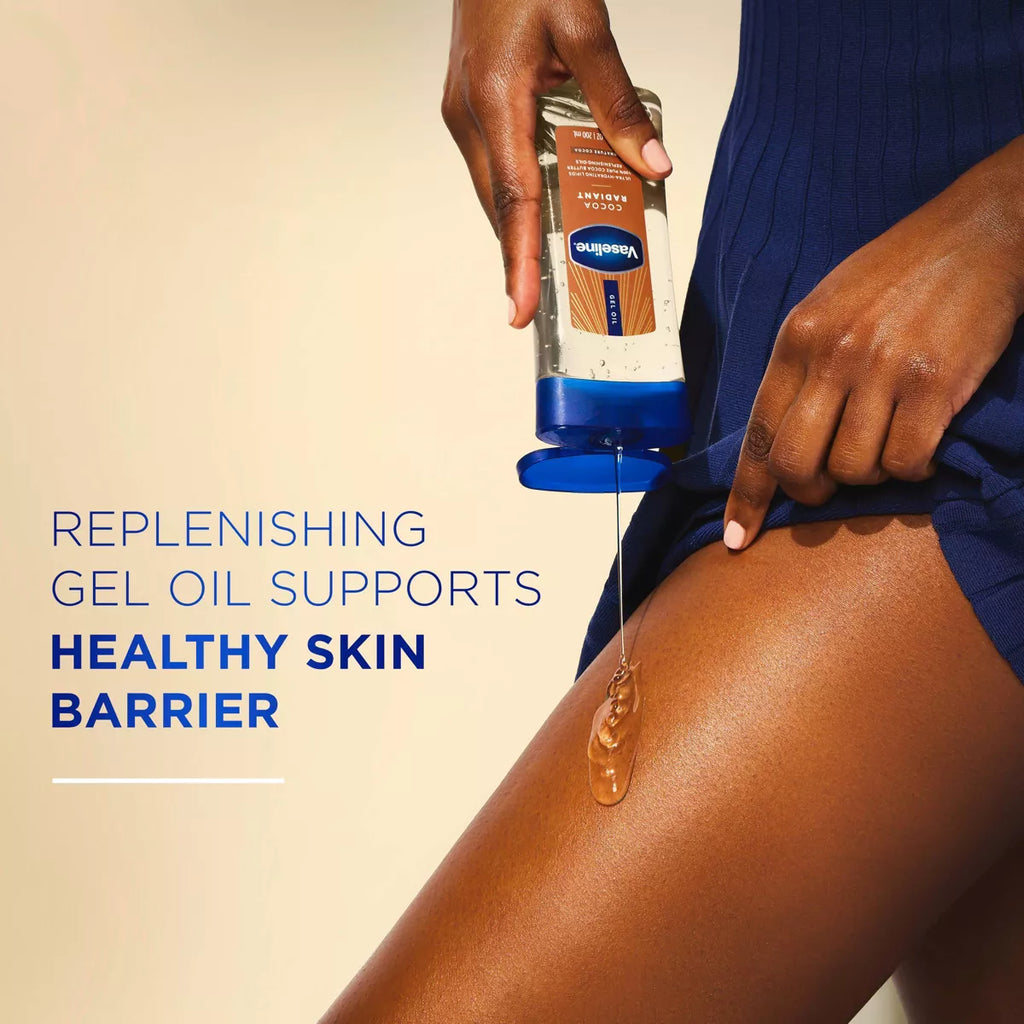 Vaseline Intensive Care Cocoa Radiant Body Gel Oil for Glowing Skin
