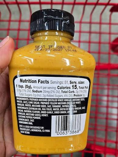 Trader Joes's Hot Honey Mustard