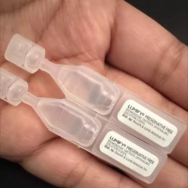 Lumify Eye Drops for Redness Relief - Preservative Free - 8ml/20ct