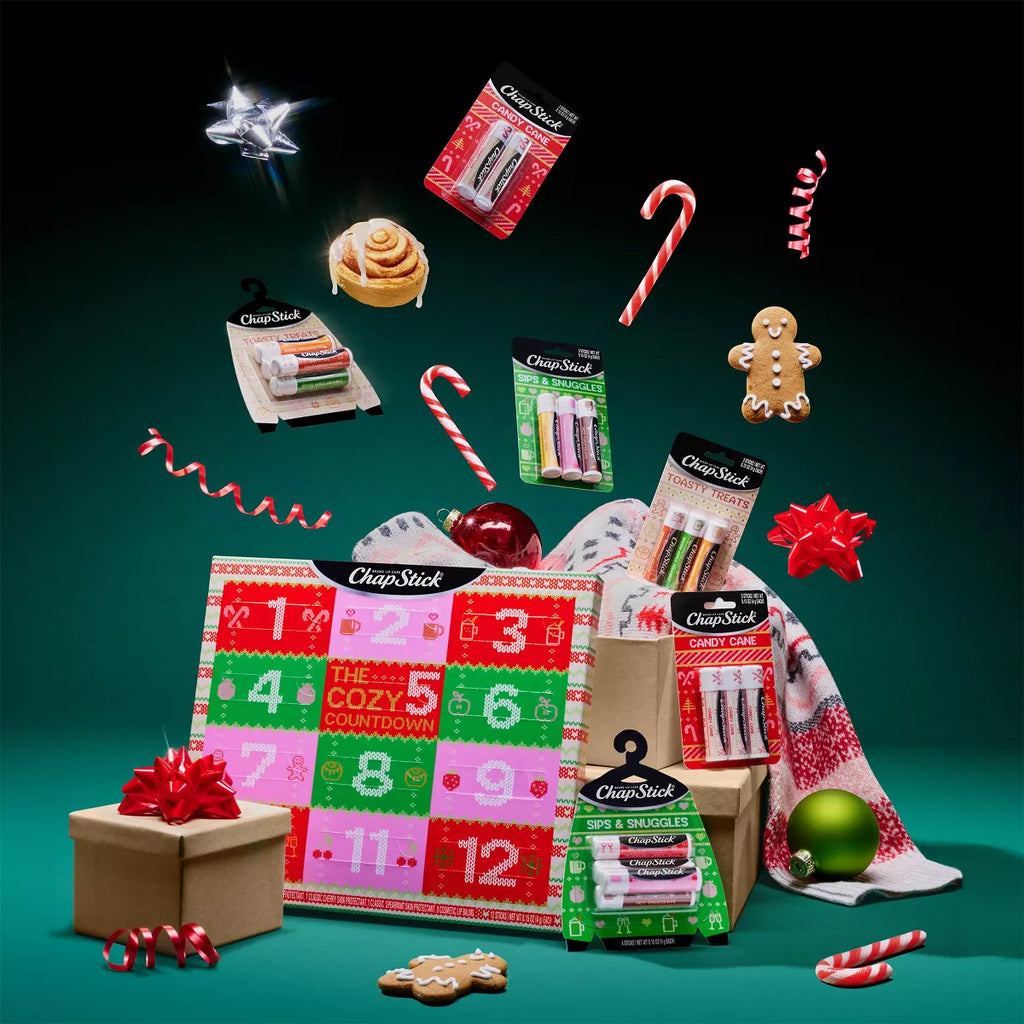 Chapstick Advent Calendar - 12 Pack