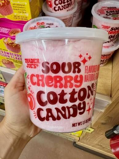 Trader Joe's Sour Cherry Cotton Candy