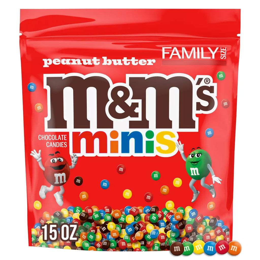 M&M's Peanut Butter Minis Family Stand-up Bag 15oz