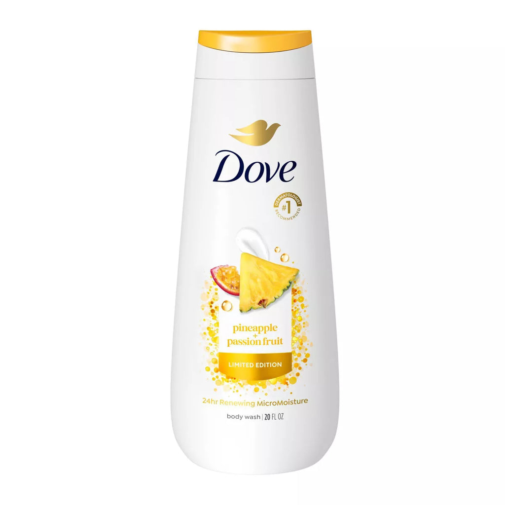 Dove Beauty Pineapple & Passion Fruit Body Wash - 20 fl oz