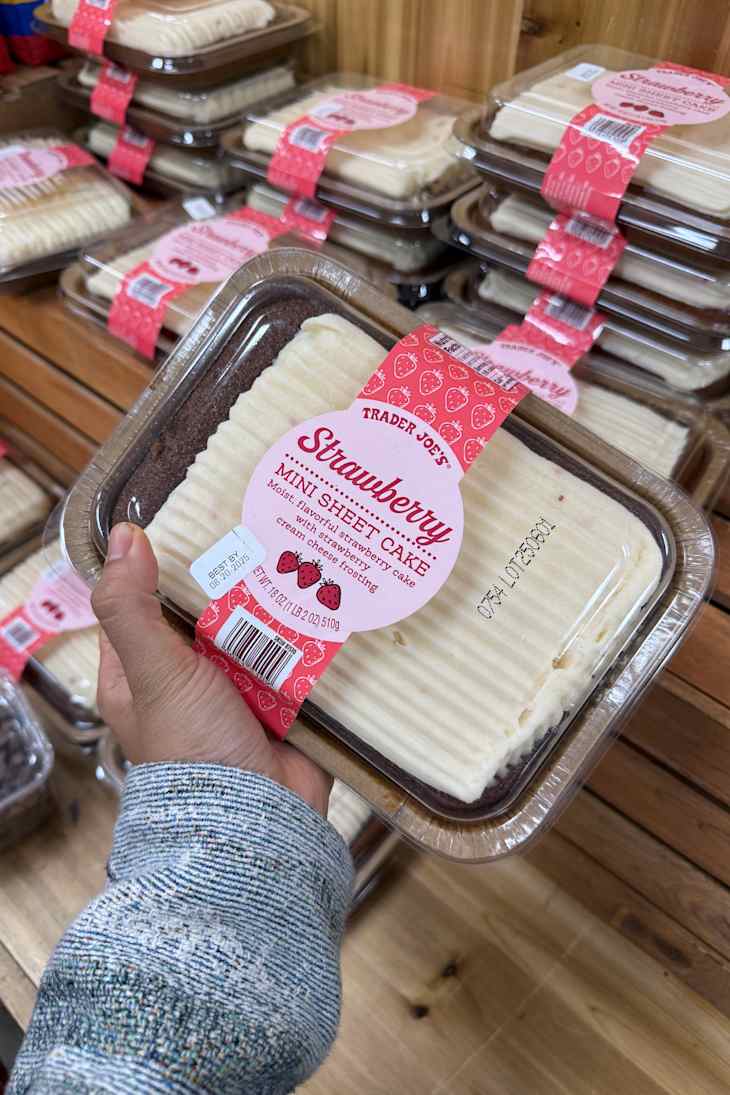 Trader Joe's Mini Sheet Cake - Strawberry