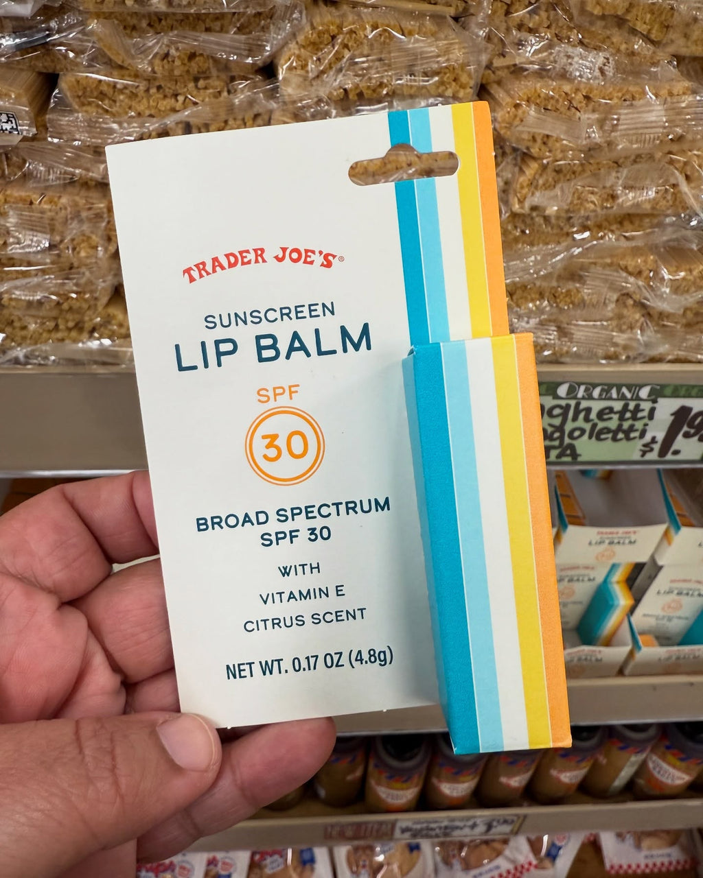 Trader Joe's Sunscreen Lip Balm SPF 30