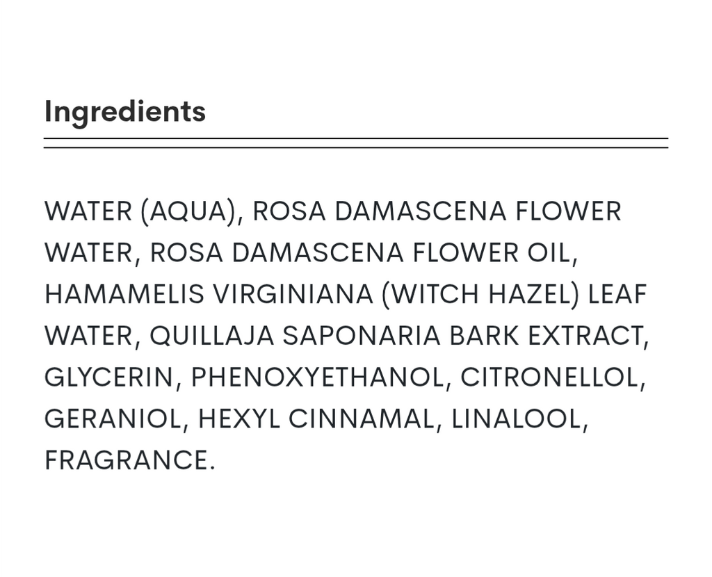 Trader Joe's Rose Water Facial Toner