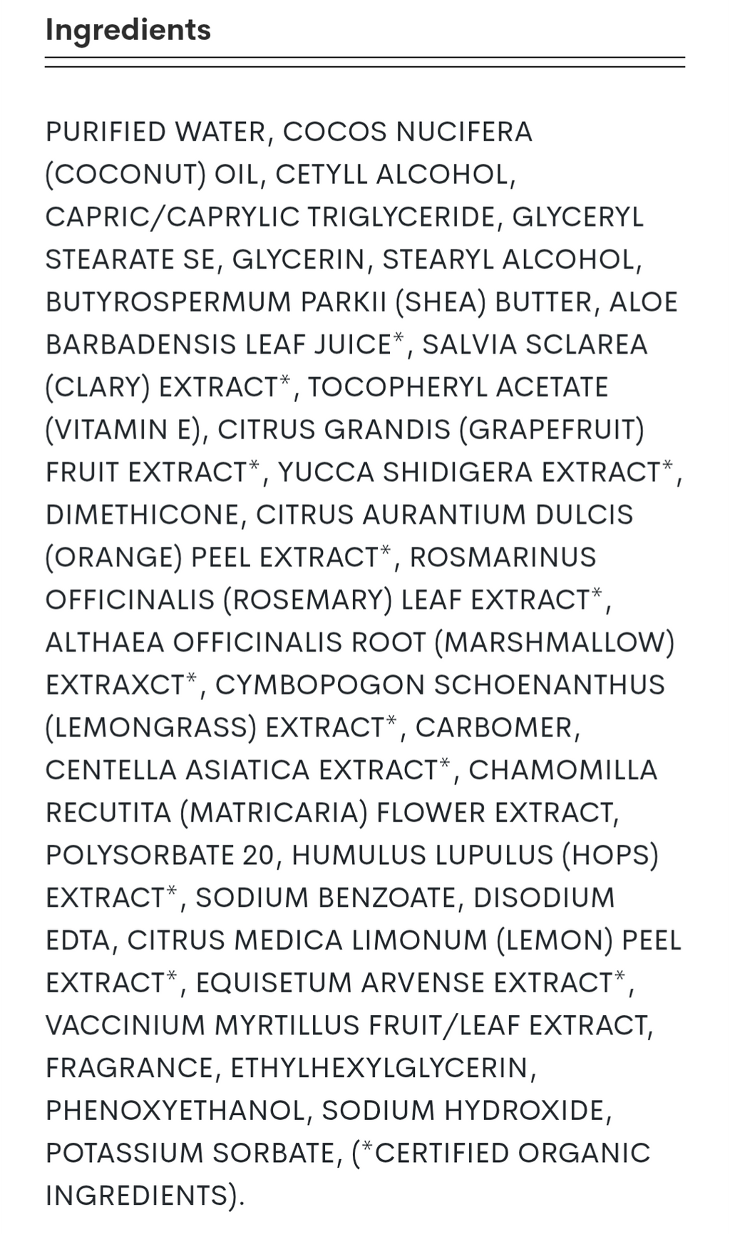 Trader Joe's Coconut Body Butter