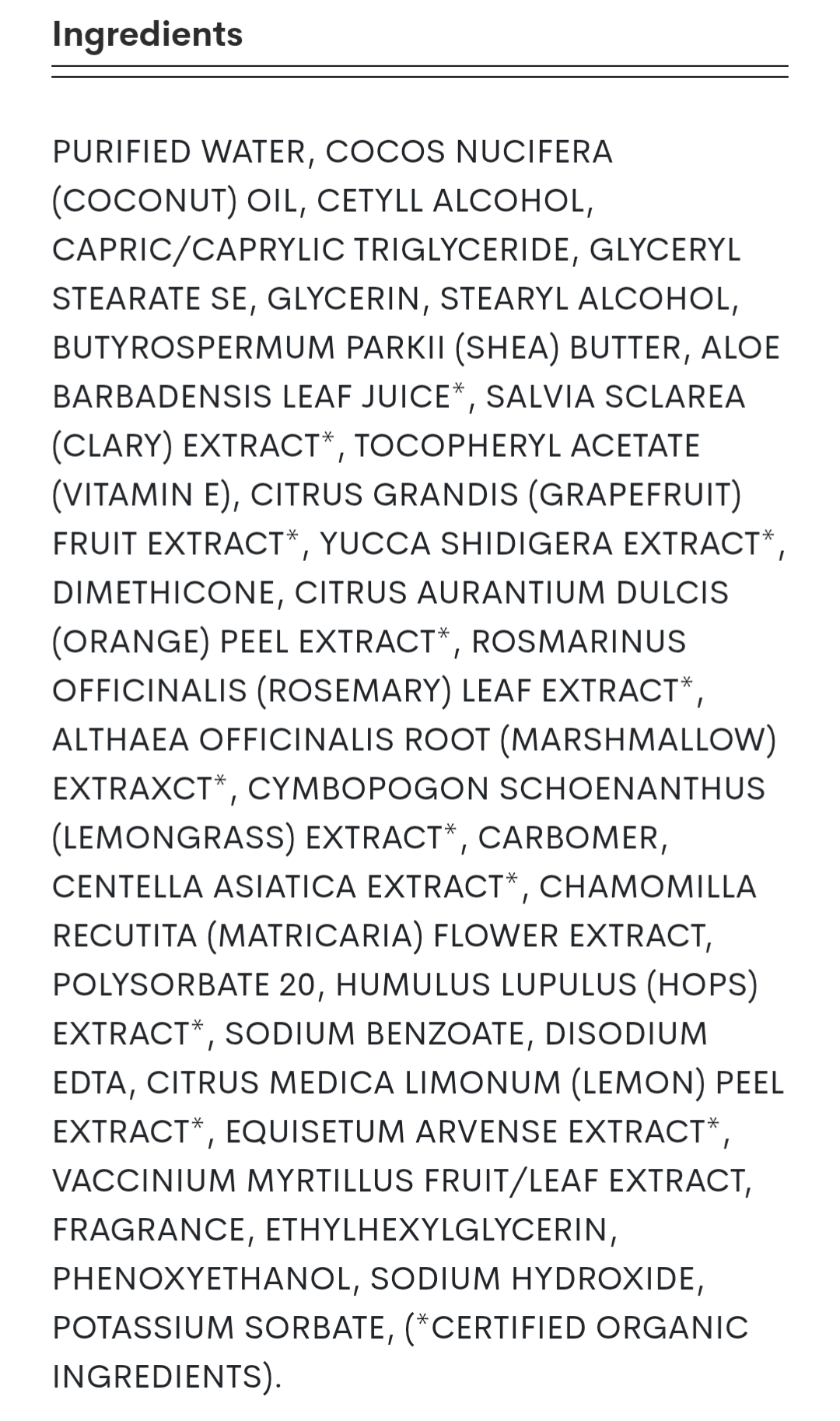 Trader Joe's Coconut Body Butter