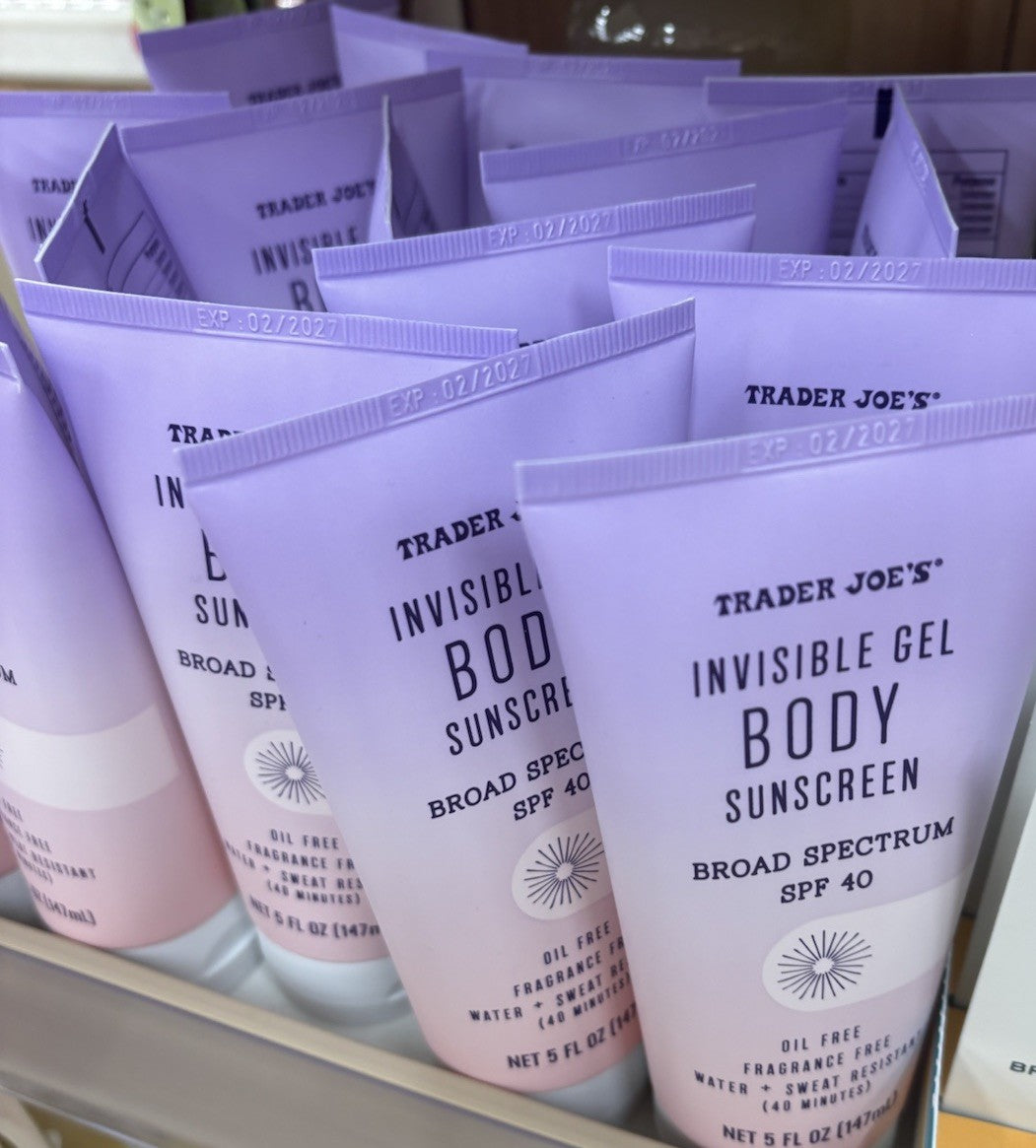 Trader Joe's Invisible Gel Body Sunscreen SPF 40