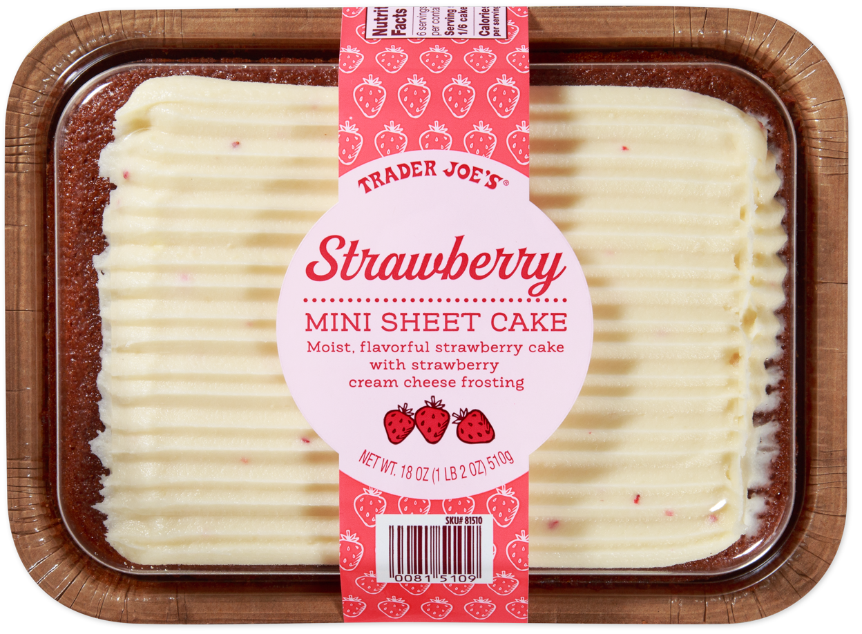Trader Joe's Mini Sheet Cake - Strawberry