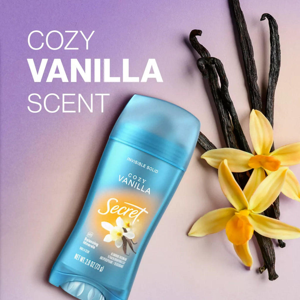 Secret Invisible Solid Antiperspirant & Deodorant - Vanilla