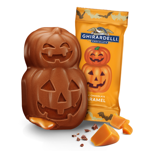 Ghirardelli Milk Chocolate Caramel Jack O Lanterns