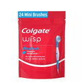 Colgate Max Fresh Wisp Disposable Travel Toothbrushes - Mini - Peppermint -24ct
