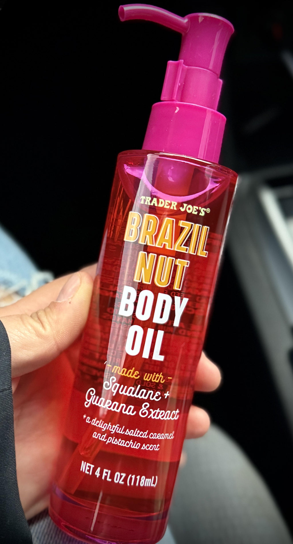 Trader Joe's Brazil Nut Body Oil
