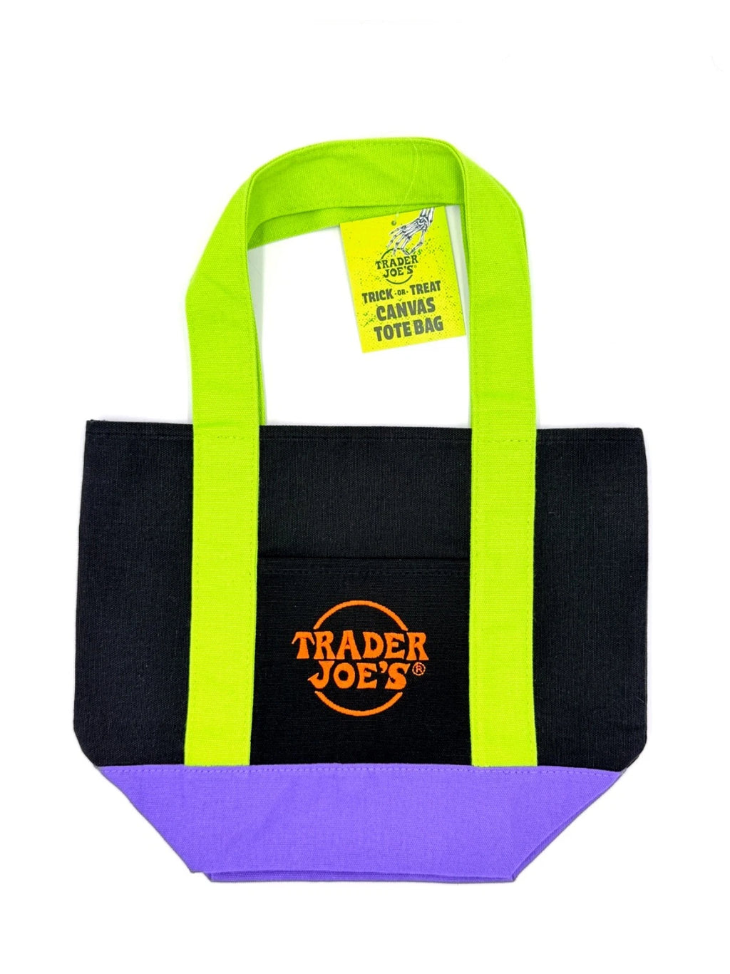 Trader Joe's Trick Or Treat Mini Canvas Totes