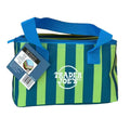 Trader Joe's Mini Insulated Summer Collection Tote - Striped Blue/Green