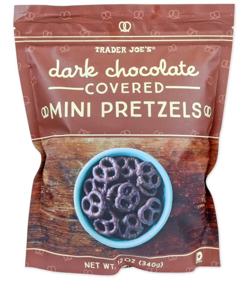 Trader Joes Dark Chocolate Covered Pretzels