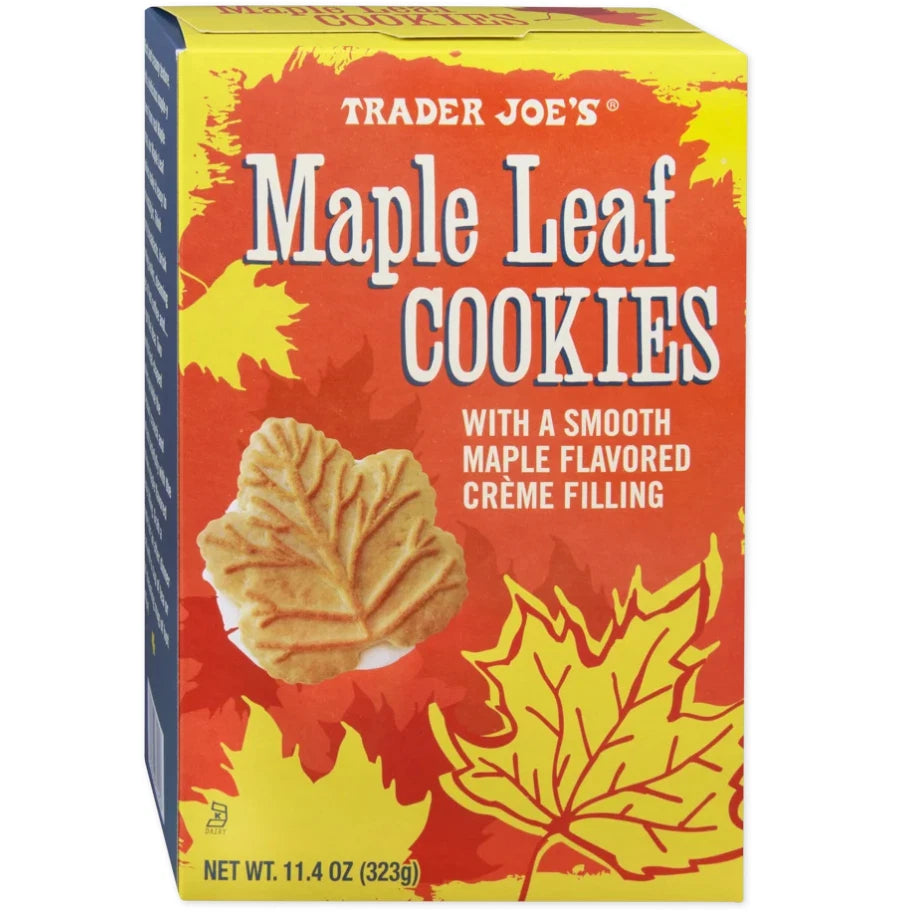 Trader Joes Maple Leaf Cookies