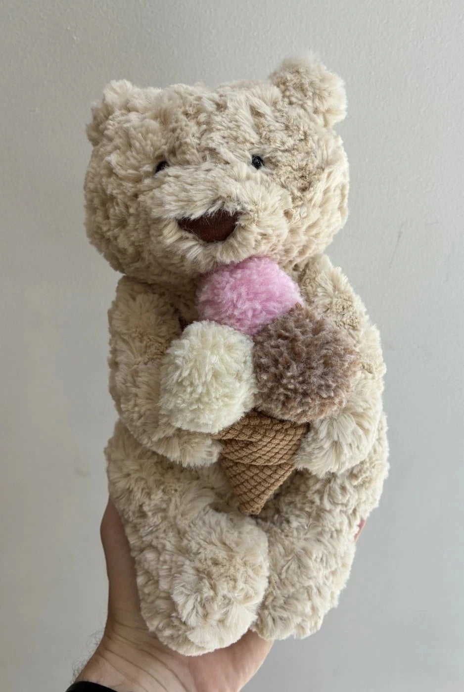 Jellycat Oatus/Bartholomew Bear with Ice Cream