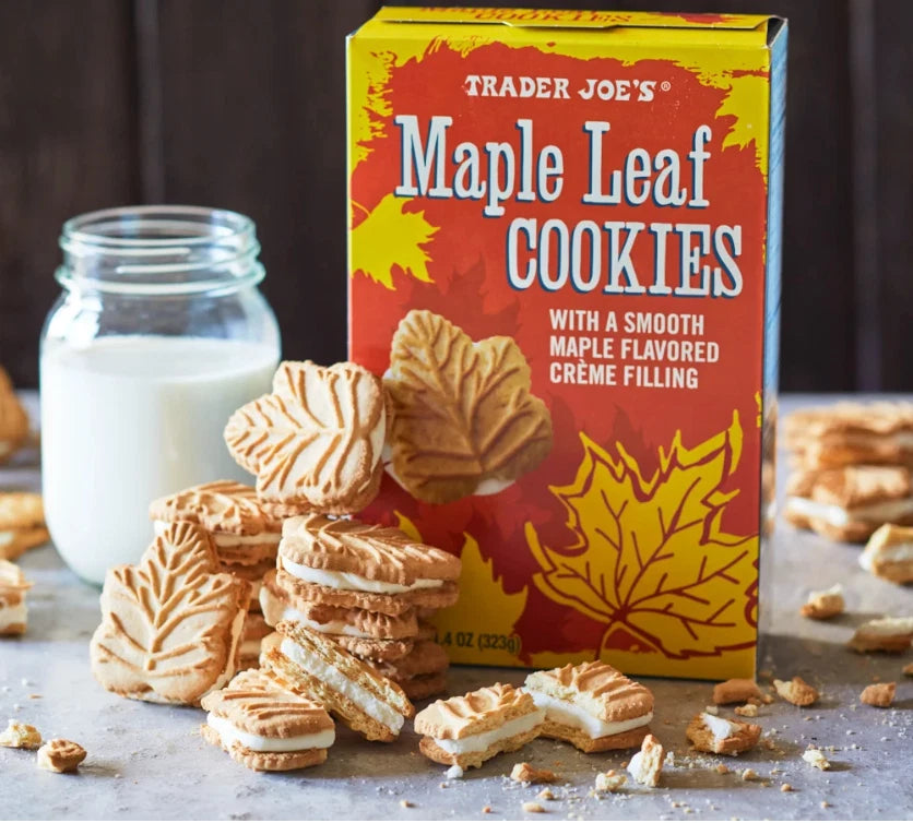 Trader Joes Maple Leaf Cookies