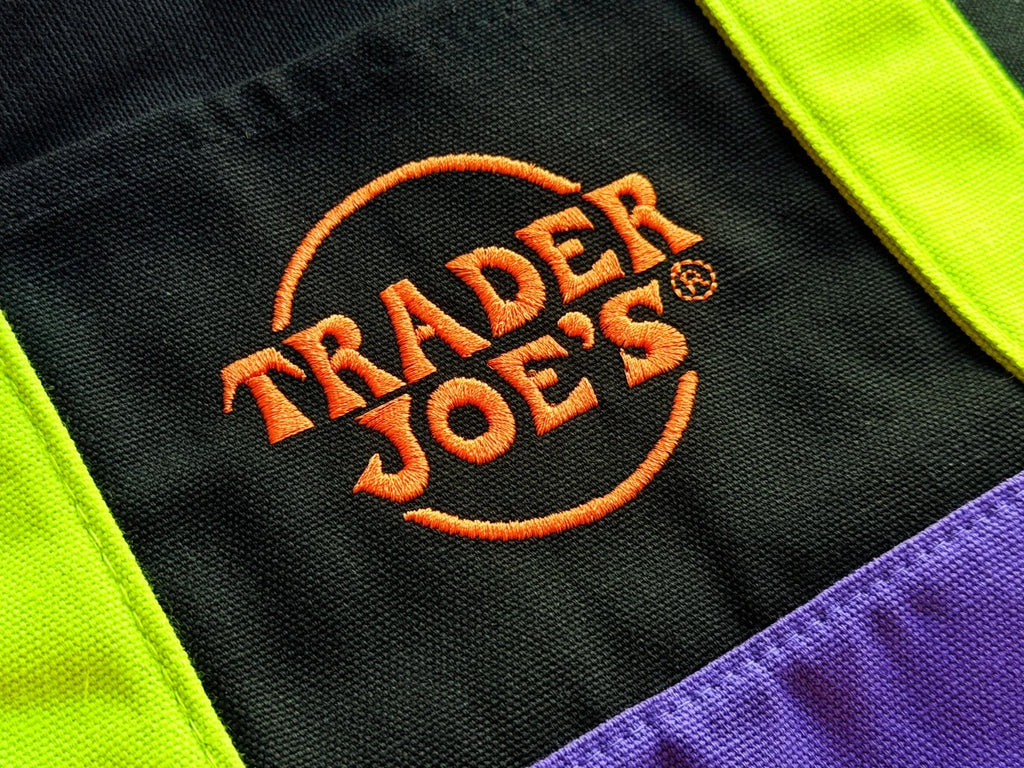 Trader Joe's Trick Or Treat Mini Canvas Totes