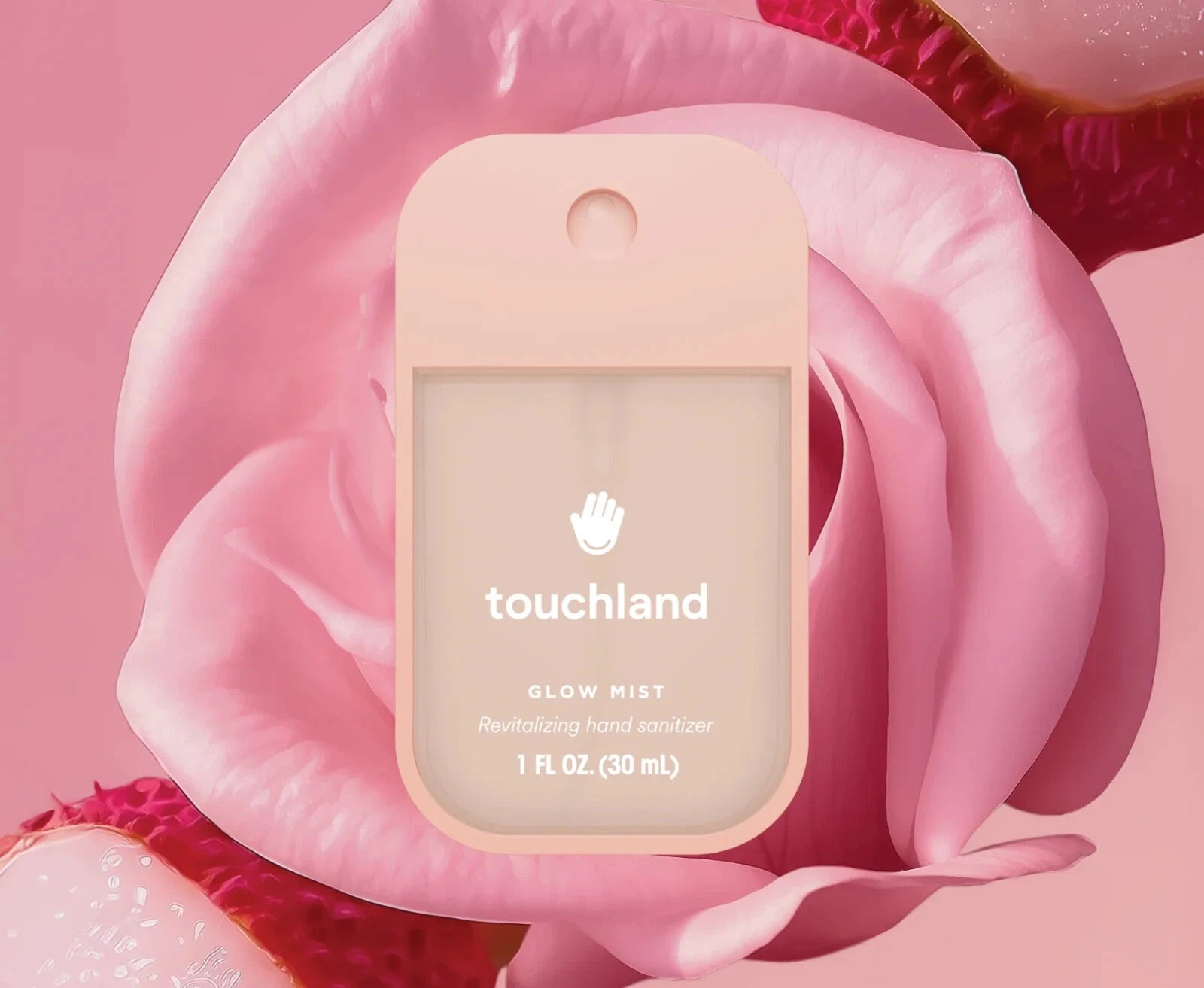 Touchland Glow Mist Hand Sanitiser - Rosewater