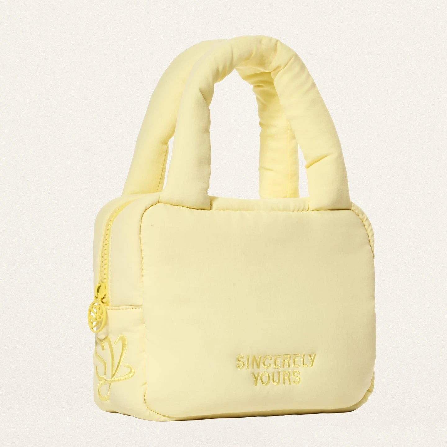 Sincerely Yours Yellow Cloud Case Travel Bag