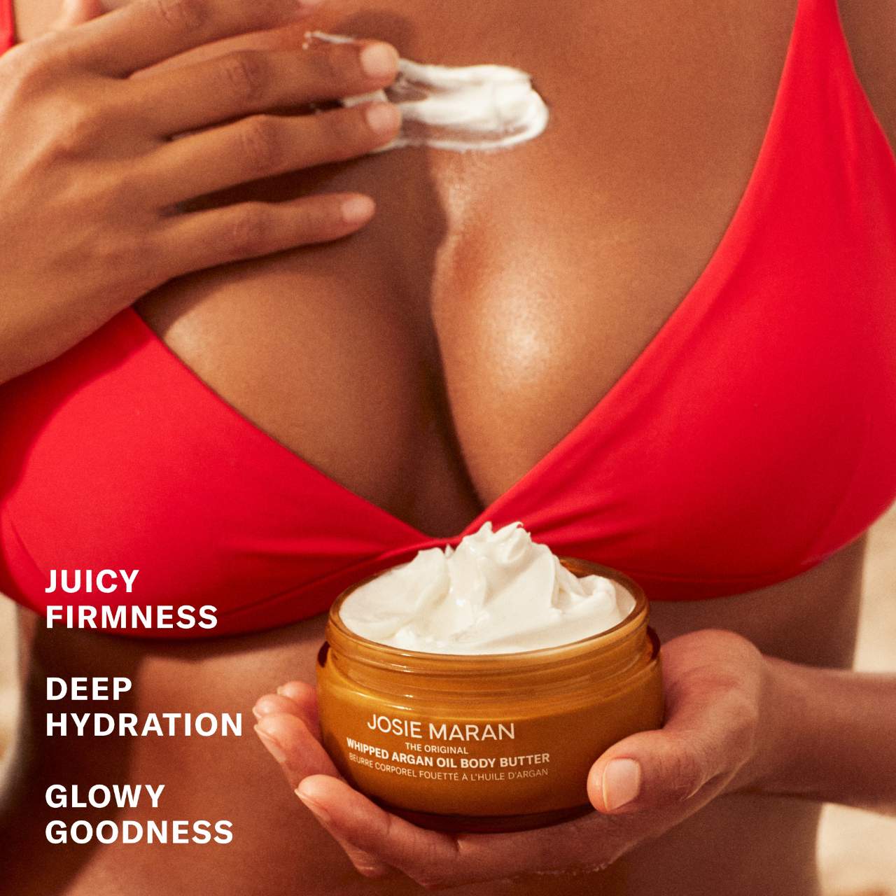 JOSIE MARAN - Vanilla Vibezzz - Whipped Argan Oil Firming Body Butter - 6oz