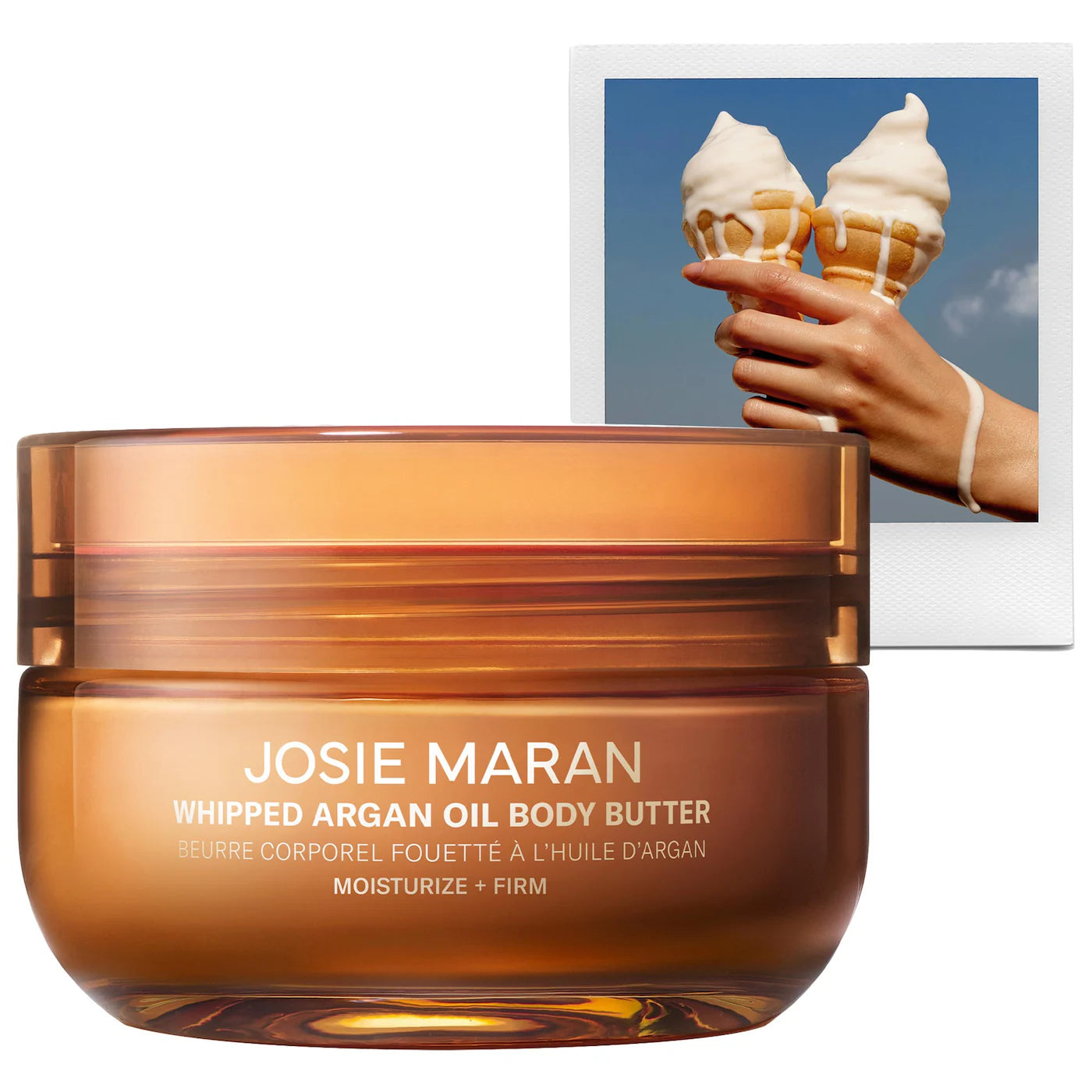 JOSIE MARAN - Vanilla Vibezzz - Whipped Argan Oil Firming Body Butter - 6oz