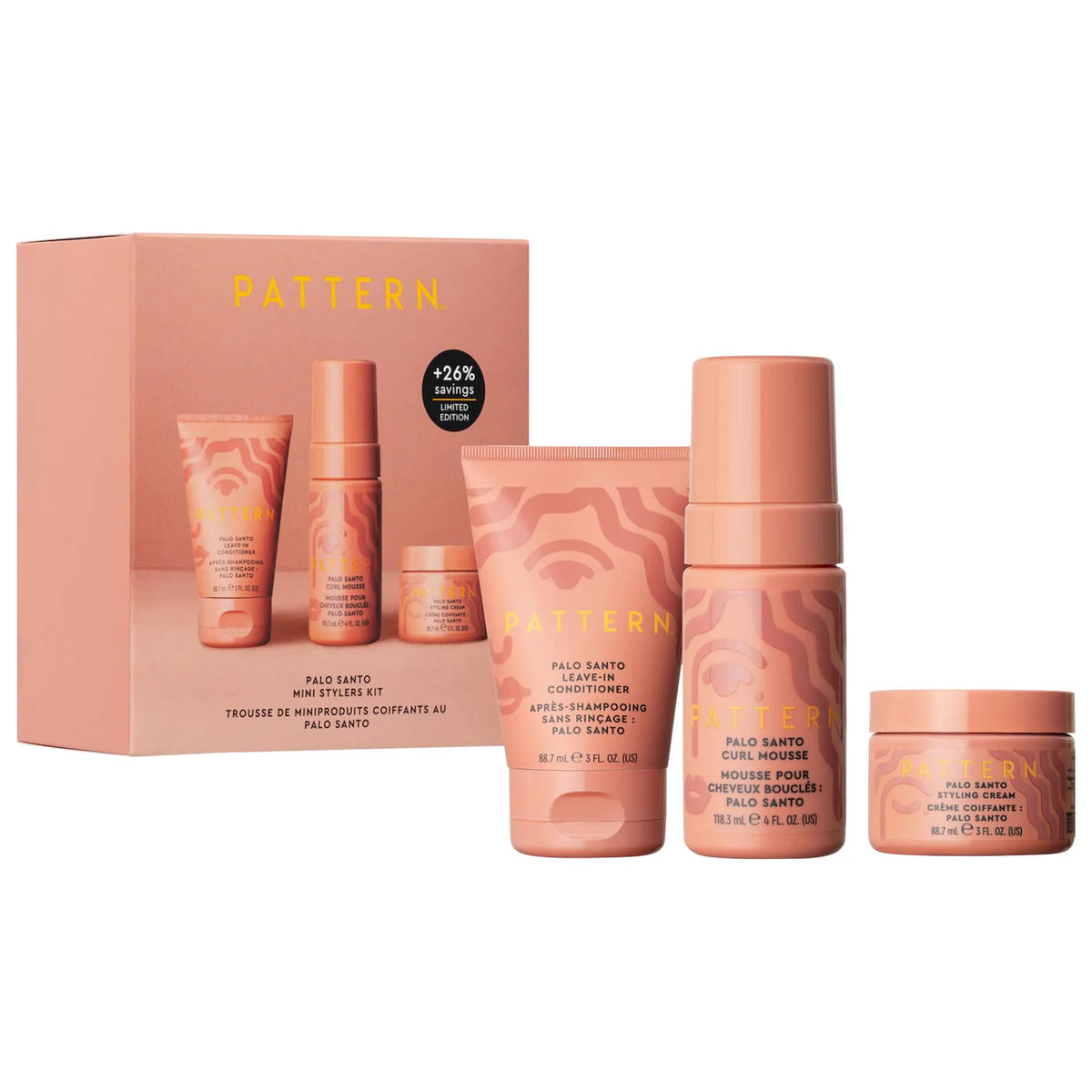 Pattern Beauty By Tracee Ellis Ross Mini Palo Santo Stylers Kit