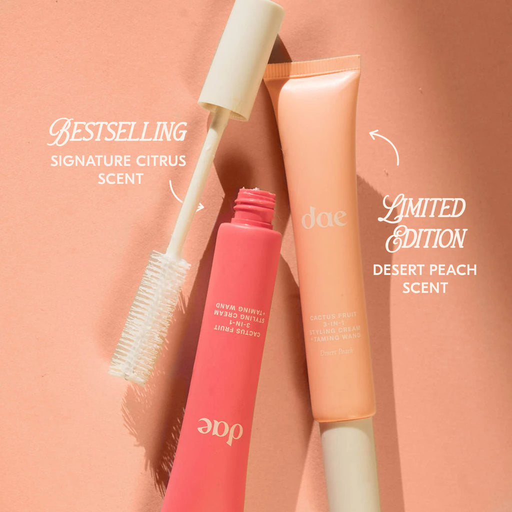 Dae Desert Peach Cactus Fruit 3-in-1 Styling Cream with Taming Wand