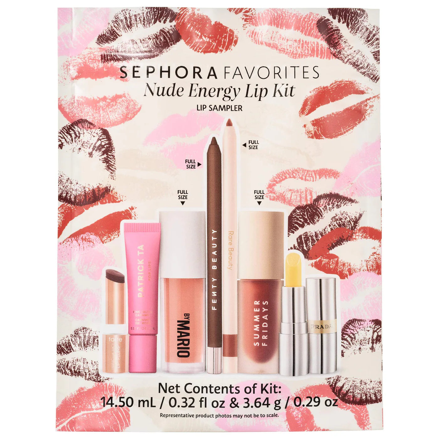 Sephora Nude Energy Lip Kit Makeup Set