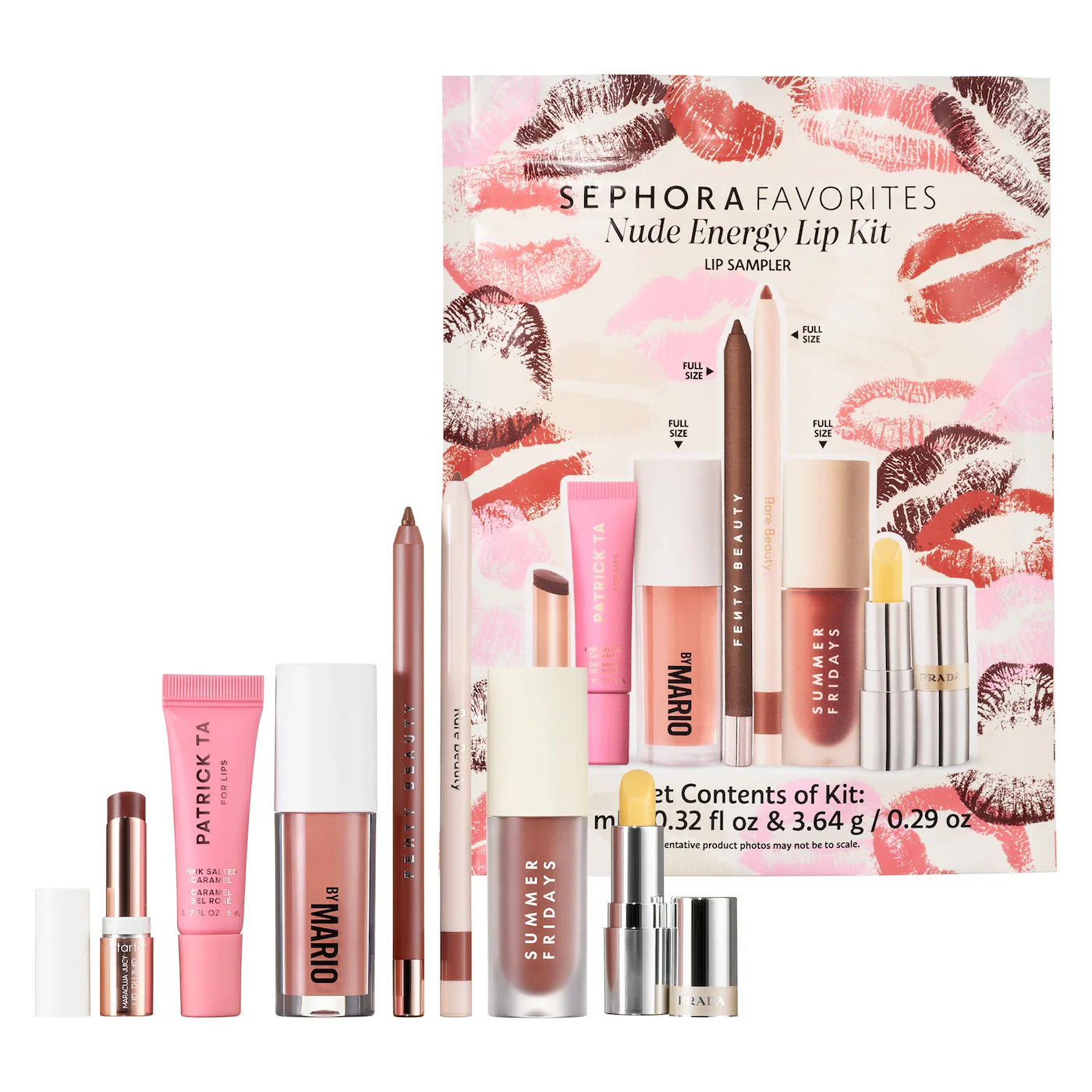 Sephora Nude Energy Lip Kit Makeup Set