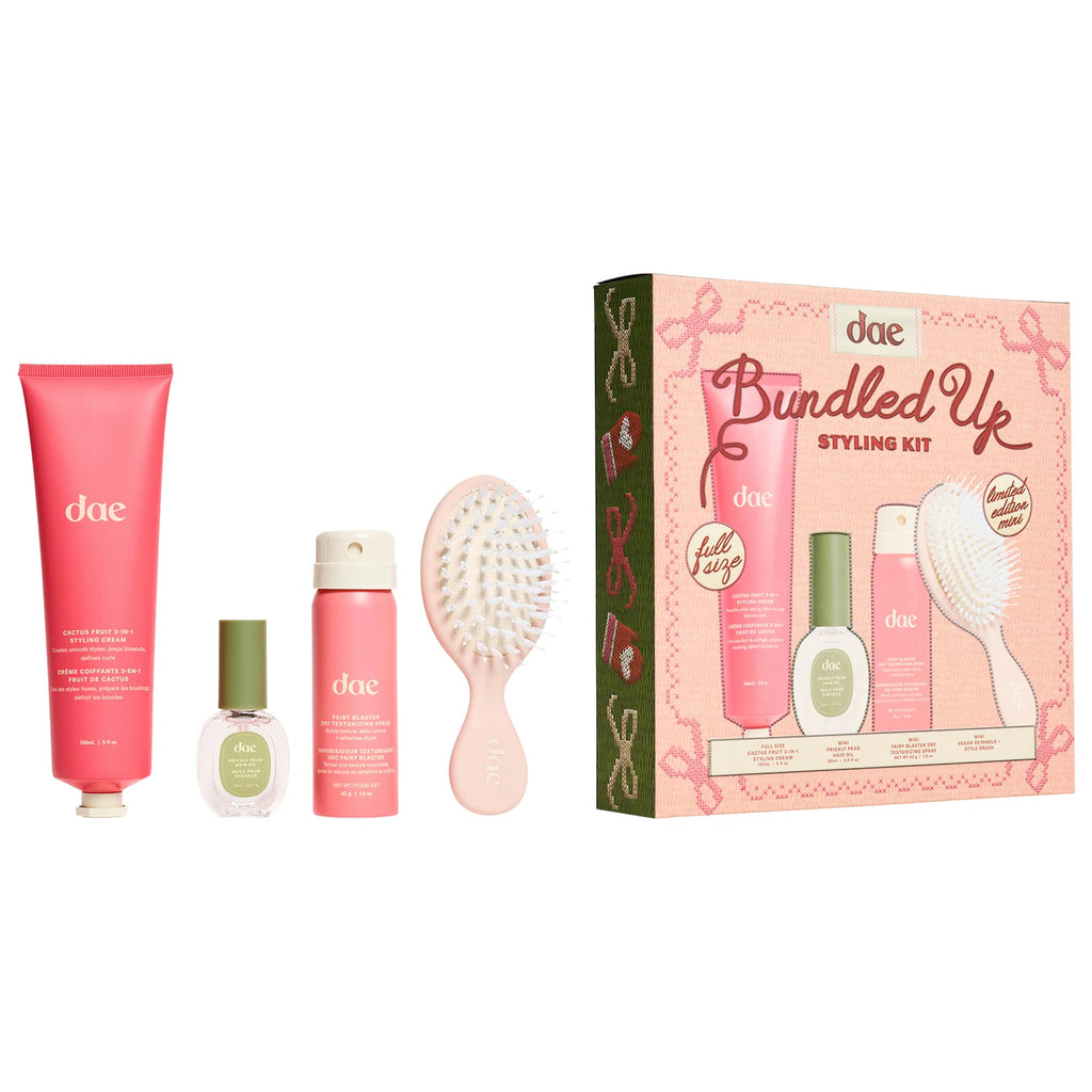 Sephora Cactus Fruit 3 In 1 Styling Cream Mini Fairy Blaster Prickly Pear Oil Set