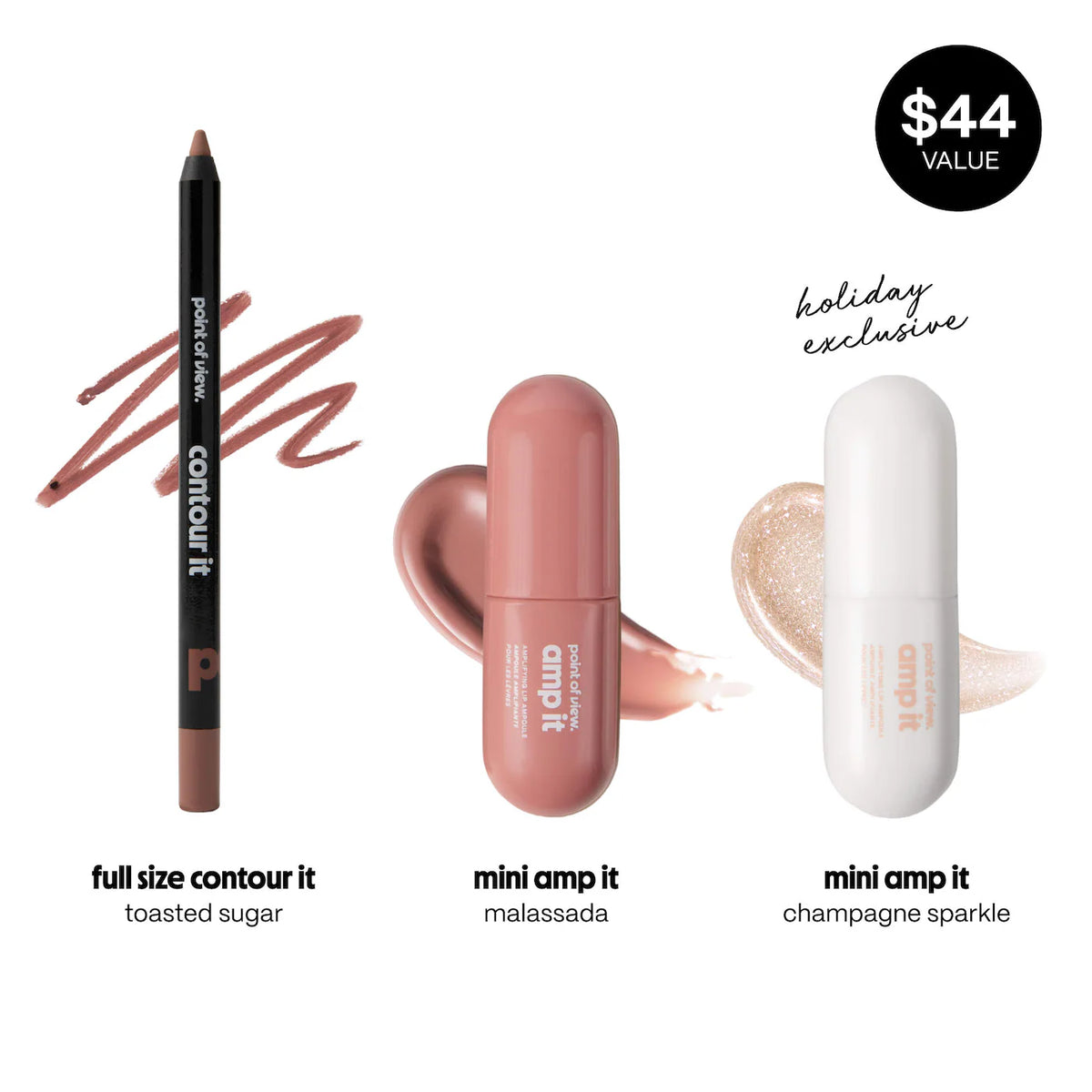 Sephora Amp Kit Edit Lip Trio Makeup Gift Set