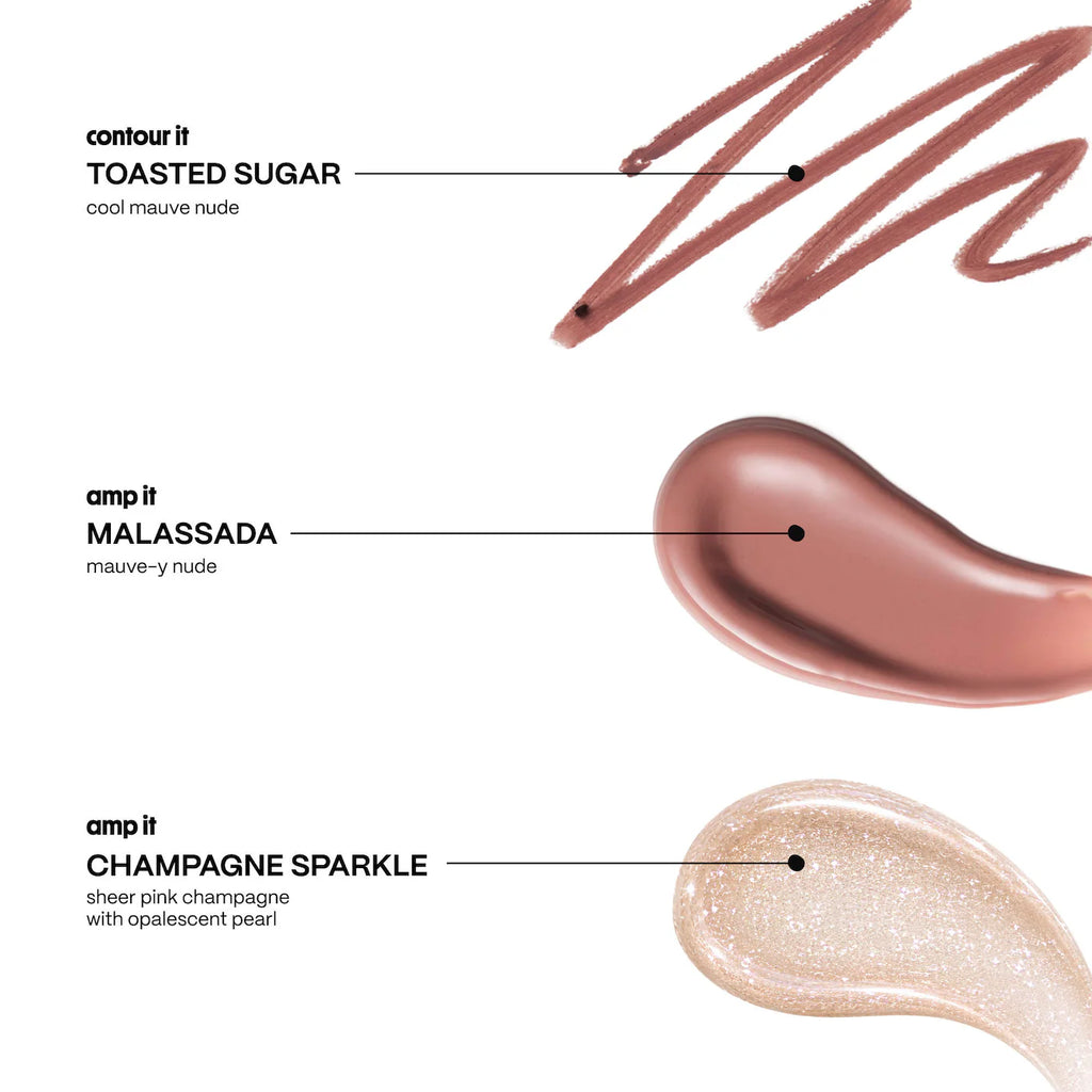 Sephora Amp Kit Edit Lip Trio Makeup Gift Set
